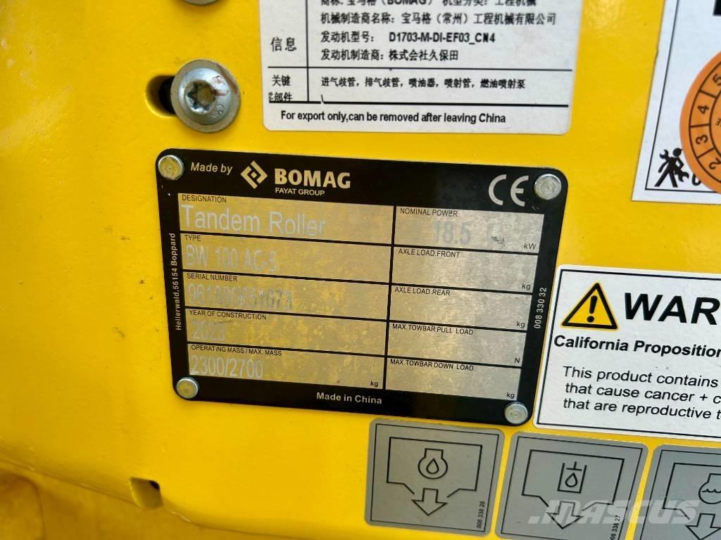 Bomag BW 100 AC-5 Ikerdobos hengerek