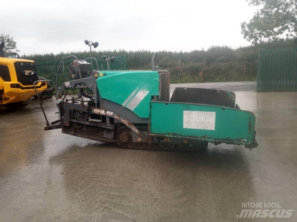 Vögele S800 Aszfalt terítõ gépek