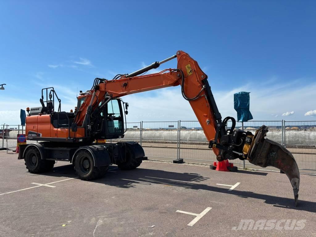 Doosan DX 160 W Gumikerekes kotrók