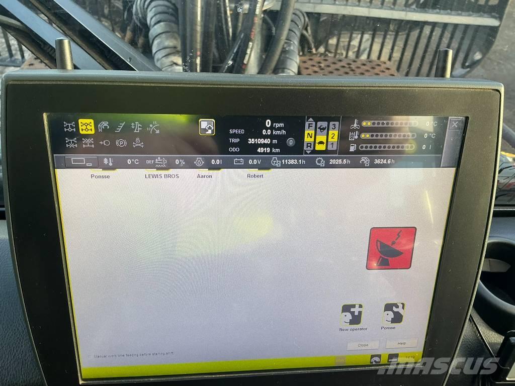 Ponsse Wisent 8W Kihordók