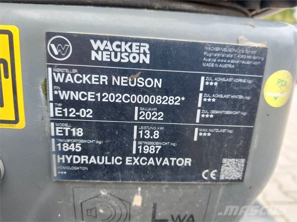 Wacker Neuson ET18 Lánctalpas kotrók
