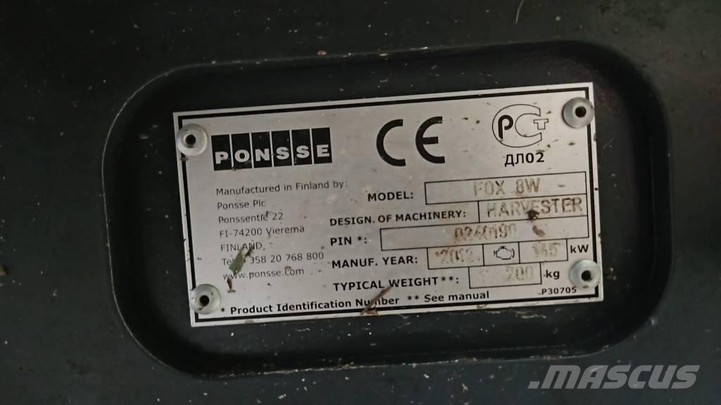 Ponsse Fox Betakarítók