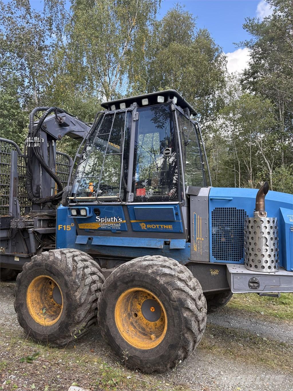 Rottne F15D Kihordók