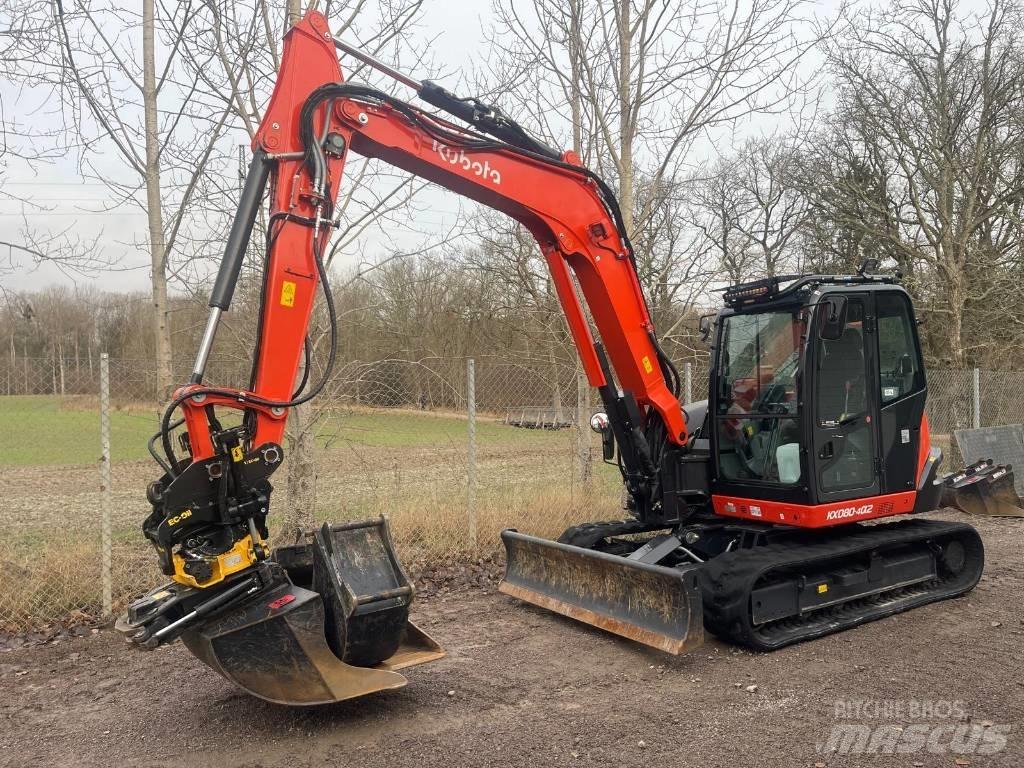 Kubota KX 080-4 Közepes (midi) kotrók 7 t - 12 t
