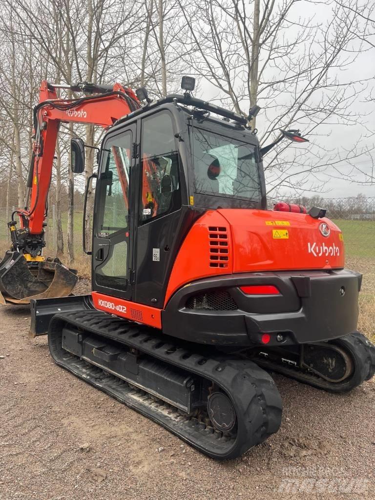 Kubota KX 080-4 Közepes (midi) kotrók 7 t - 12 t