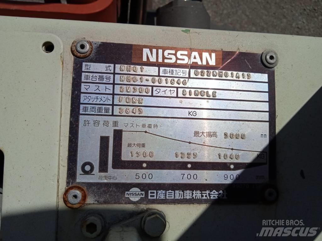 Nissan 02ZNH01A15 Gázüzemű targoncák