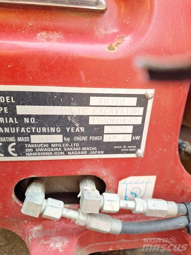 Takeuchi TB 370 Közepes (midi) kotrók 7 t - 12 t