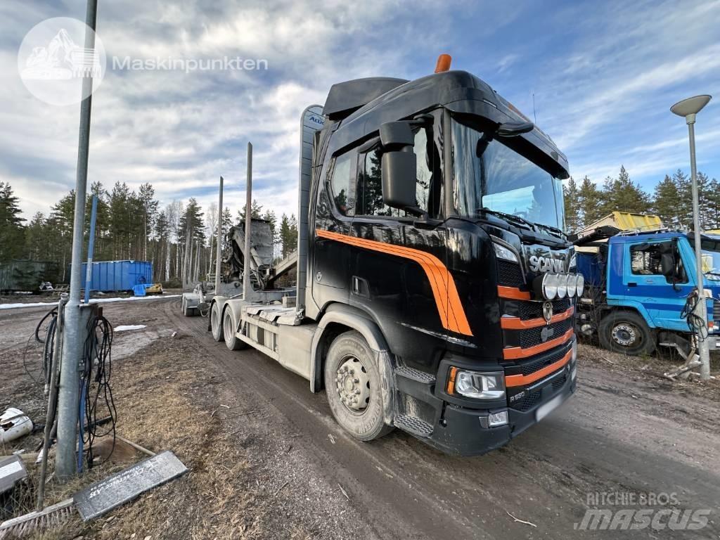 Scania R 650 Ekipage Rönkszállító teherautók