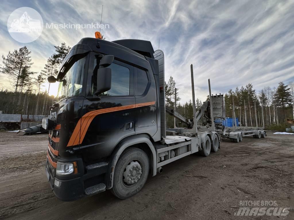 Scania R 650 Ekipage Rönkszállító teherautók