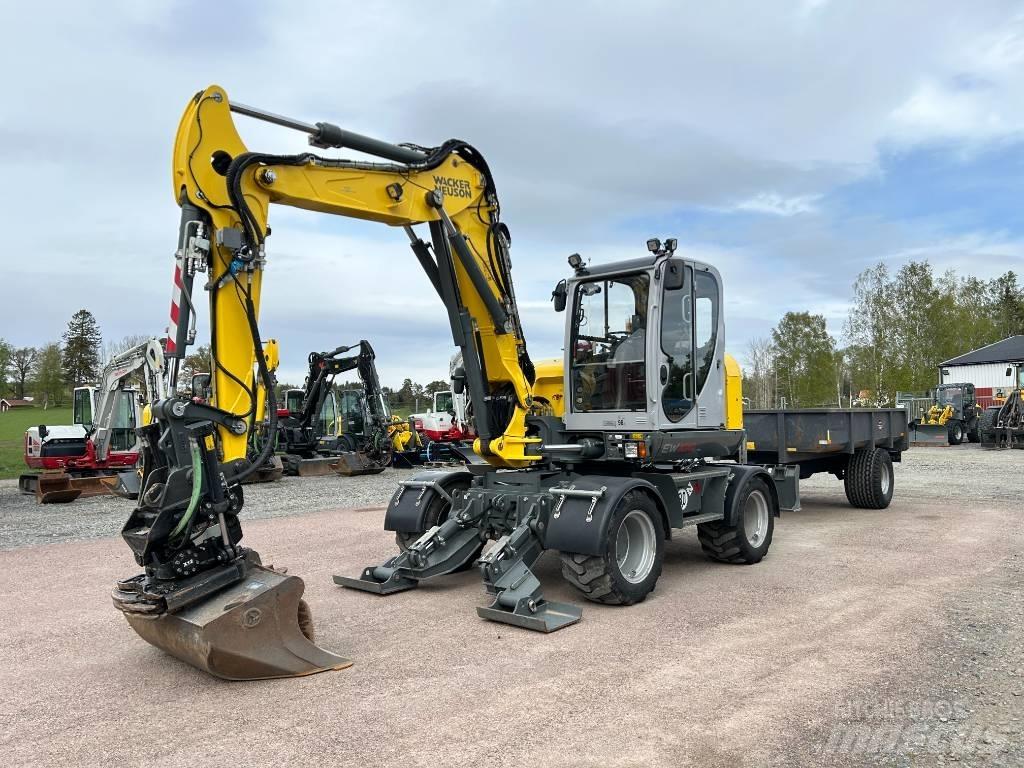 Wacker Neuson EW100 Gumikerekes kotrók
