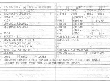 Scania R 580 Nyergesvontatók