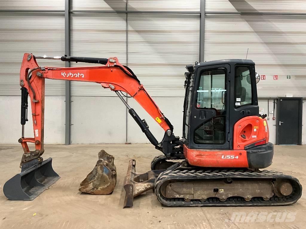 Kubota U 55-4 Mini kotrók < 7t