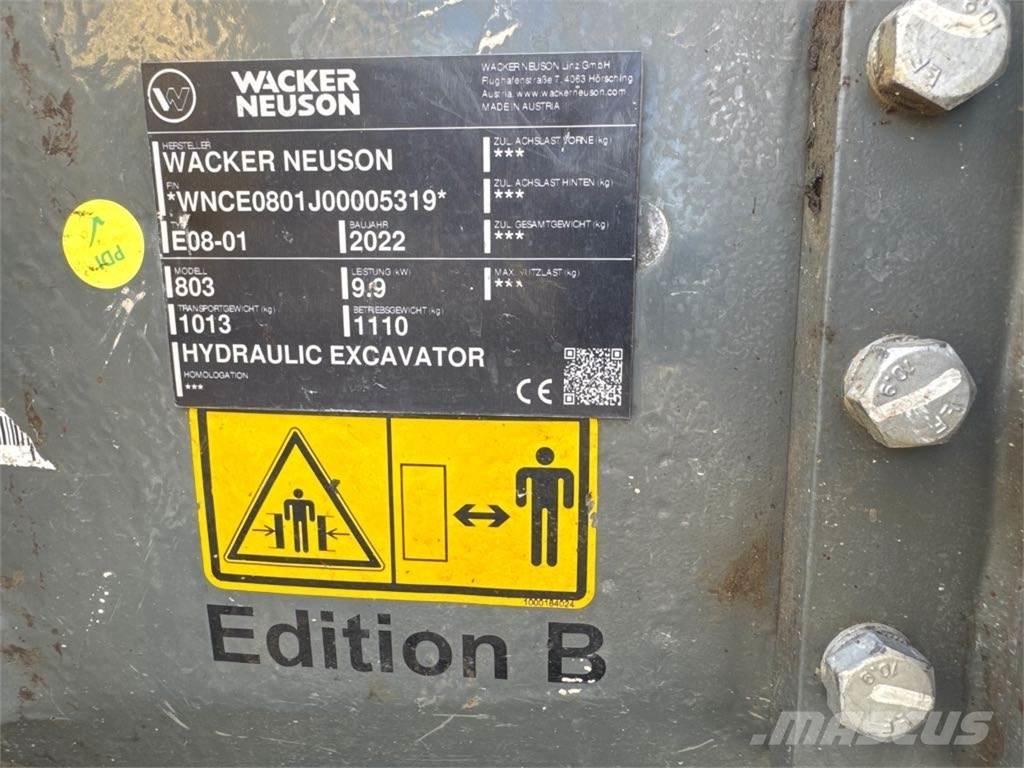 Wacker Neuson 803 Lánctalpas kotrók