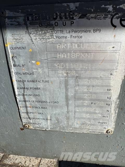 Haulotte HA 18 PX NT Karos emelők