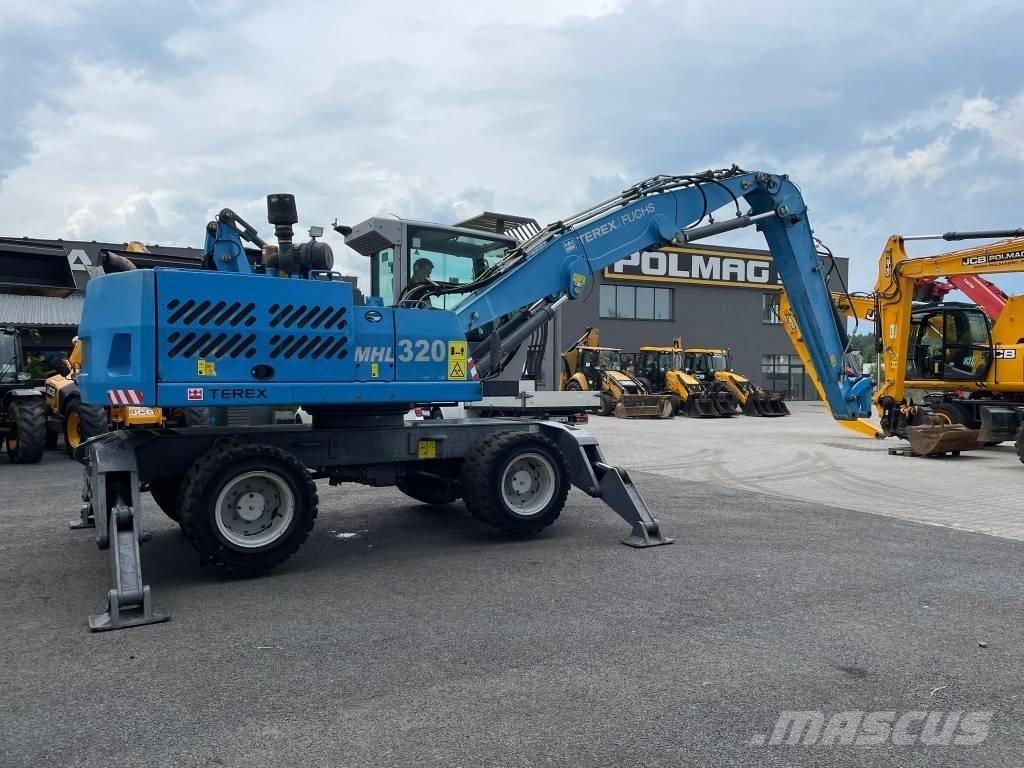 Terex FUCHS 320 Gumikerekes kotrók