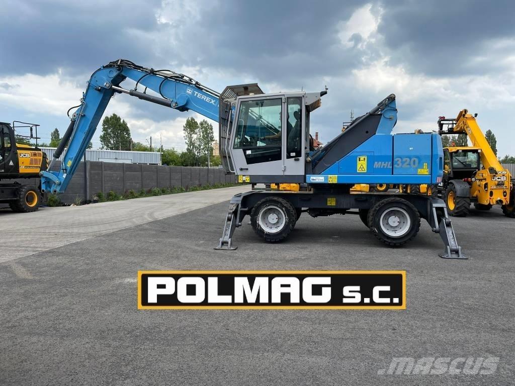 Terex FUCHS 320 Gumikerekes kotrók