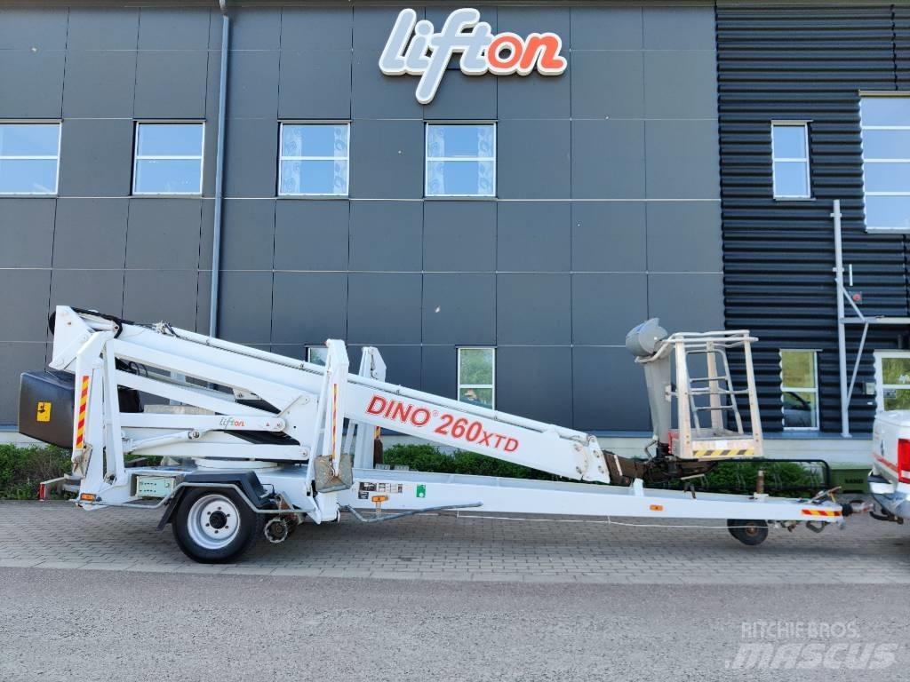 Dino 260 XTD Skylift Pótkocsira szerelt emelők és állványok