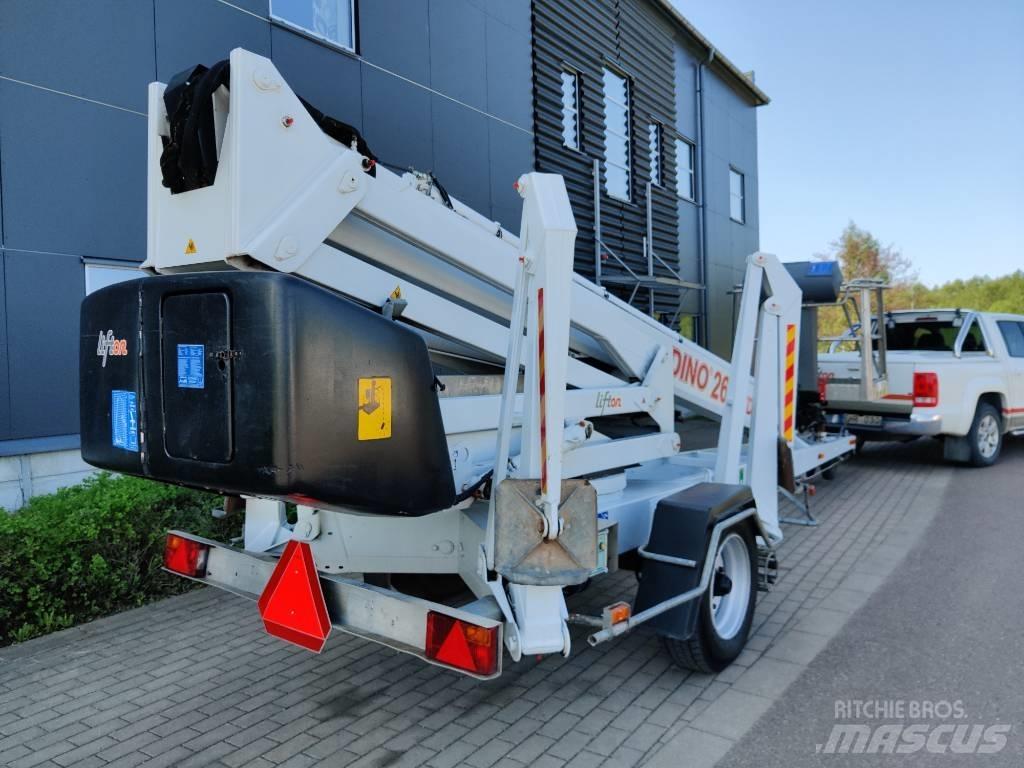 Dino 260 XTD Skylift Pótkocsira szerelt emelők és állványok