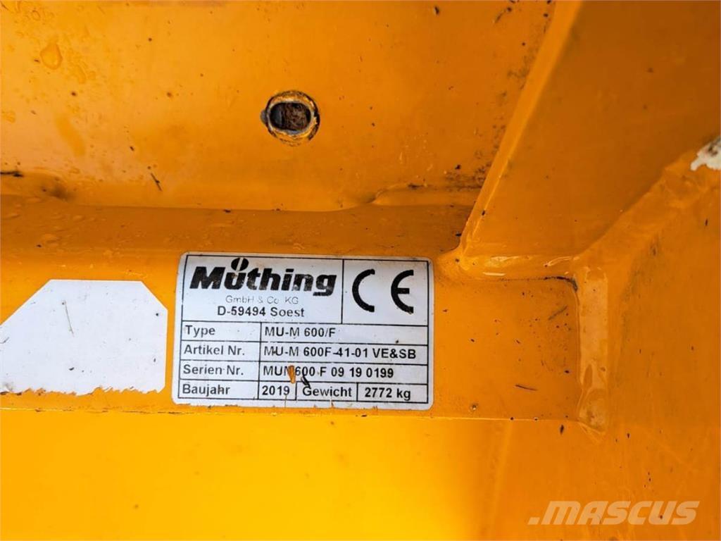 Müthing MU-M 600 F Egyéb kommunális gépek