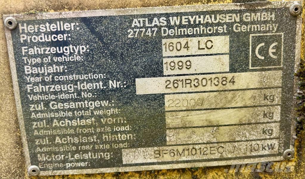 Atlas 1604 LC Lánctalpas kotrók