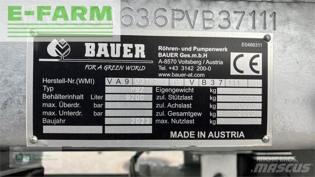 Bauer p 92 Egyéb trágyázógépek és tartozékok
