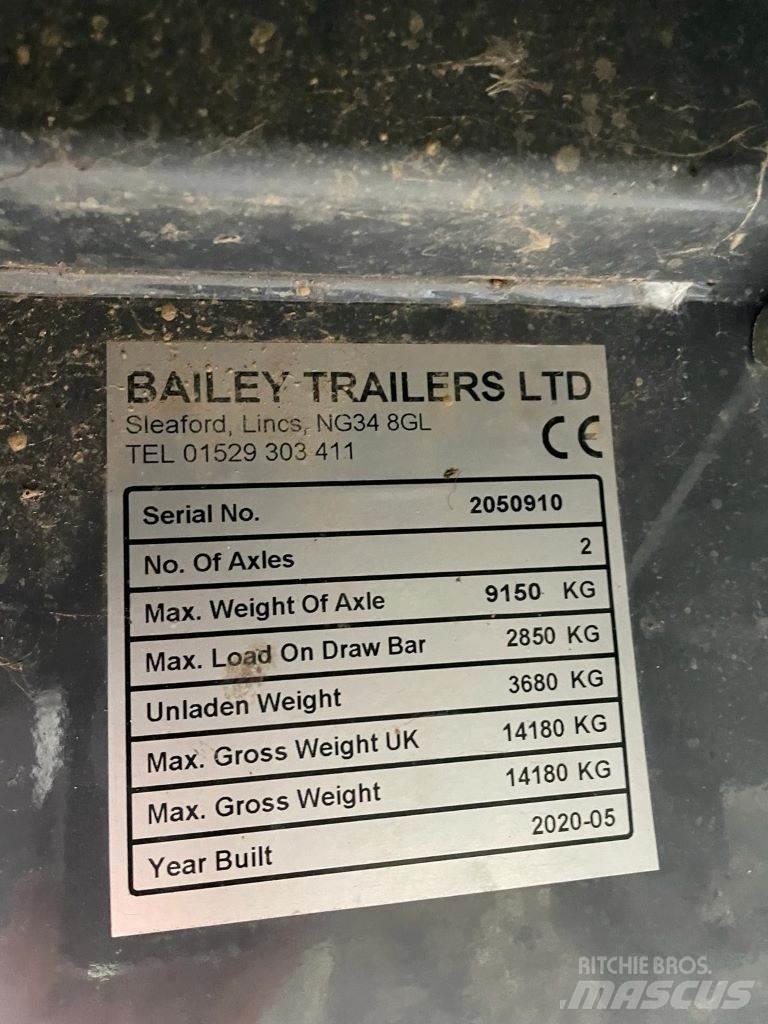 Bailey 10 TONNE Bálaszállító pótkocsi