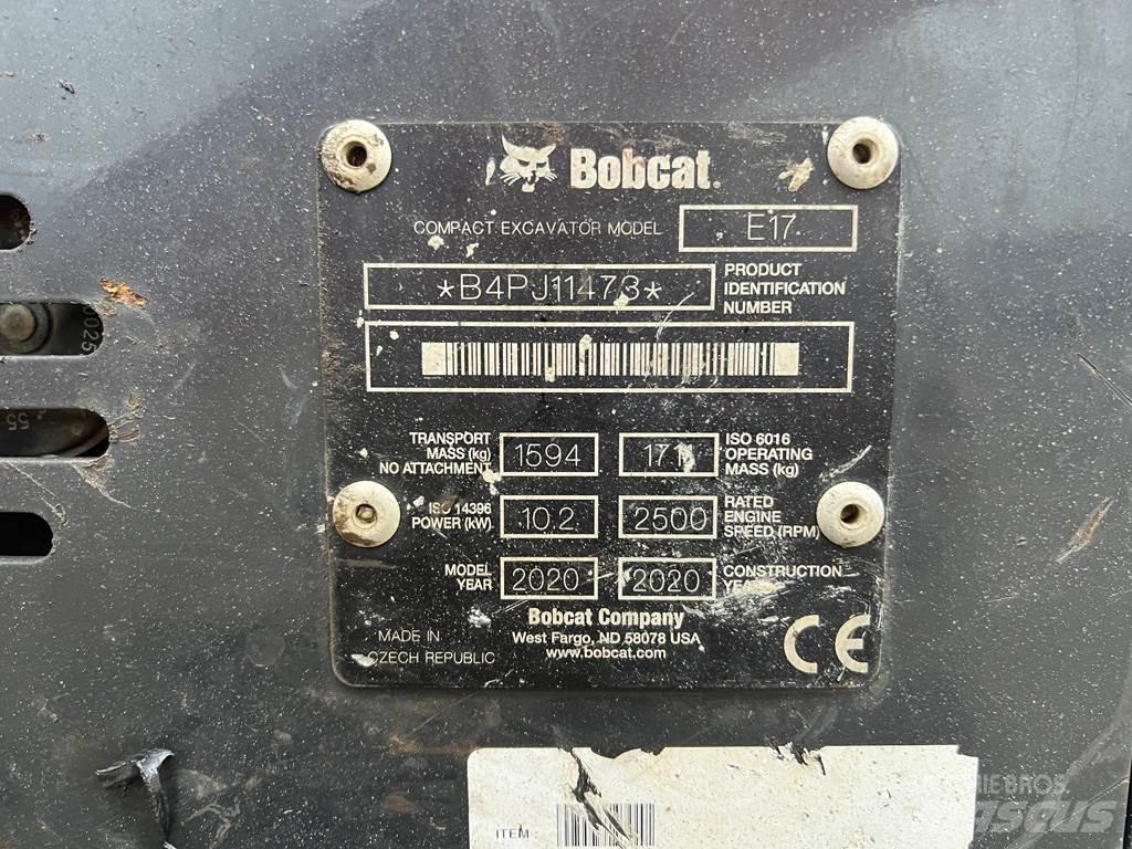 Bobcat E17 Mini kotrók < 7t