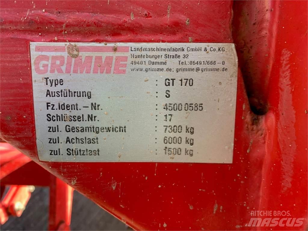 Grimme GT170S Burgonya kombájnok és kiszedők