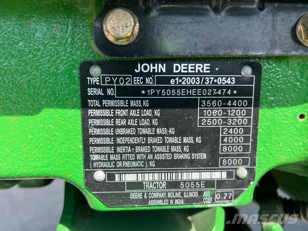 John Deere 5055E Traktorok