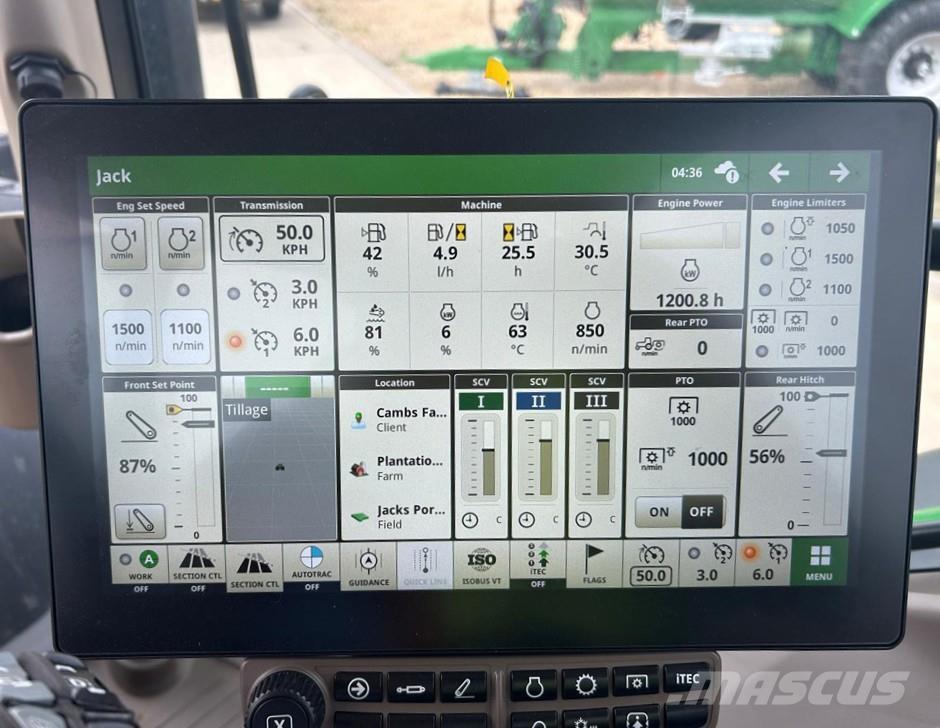 John Deere 6R185 Traktorok