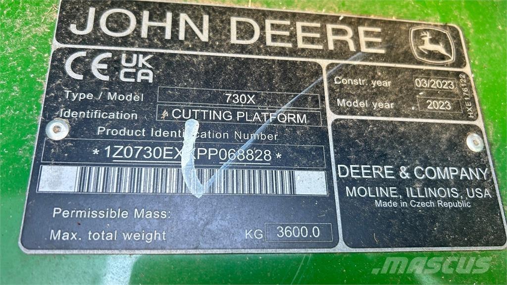 John Deere 730X Kombájnok