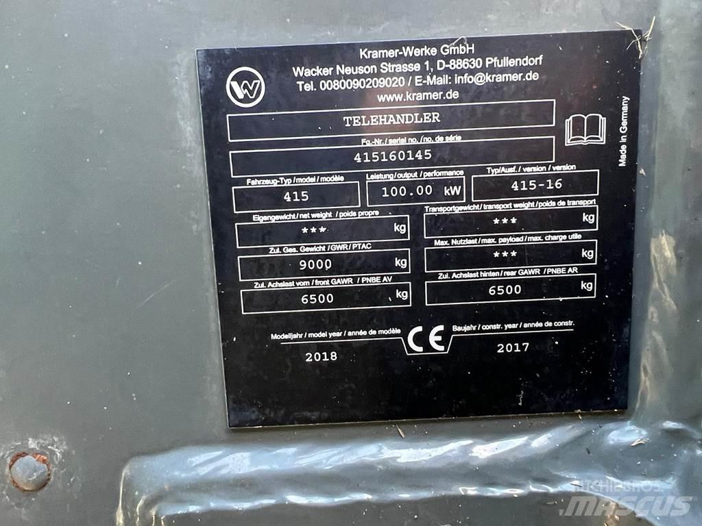 Kramer KT357 Teleszkópos mezőgazdasági rakodók