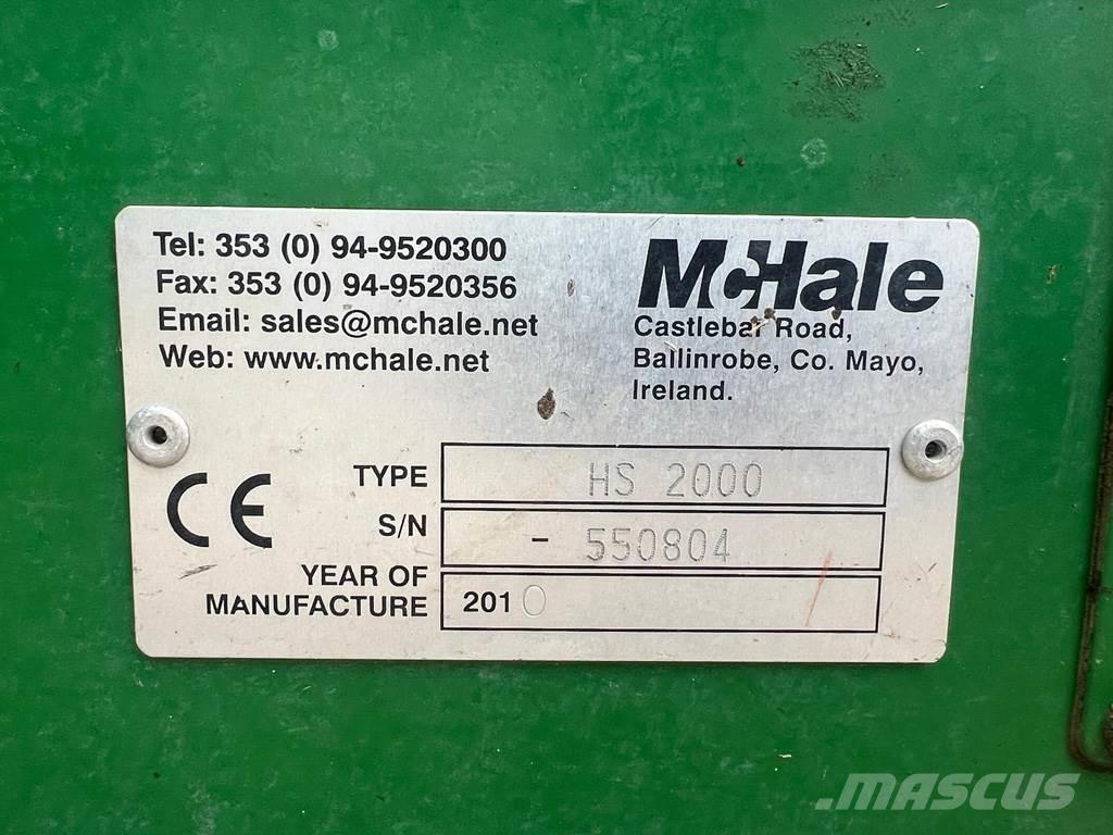 McHale HS2000 Szárzúzók és fűkaszák
