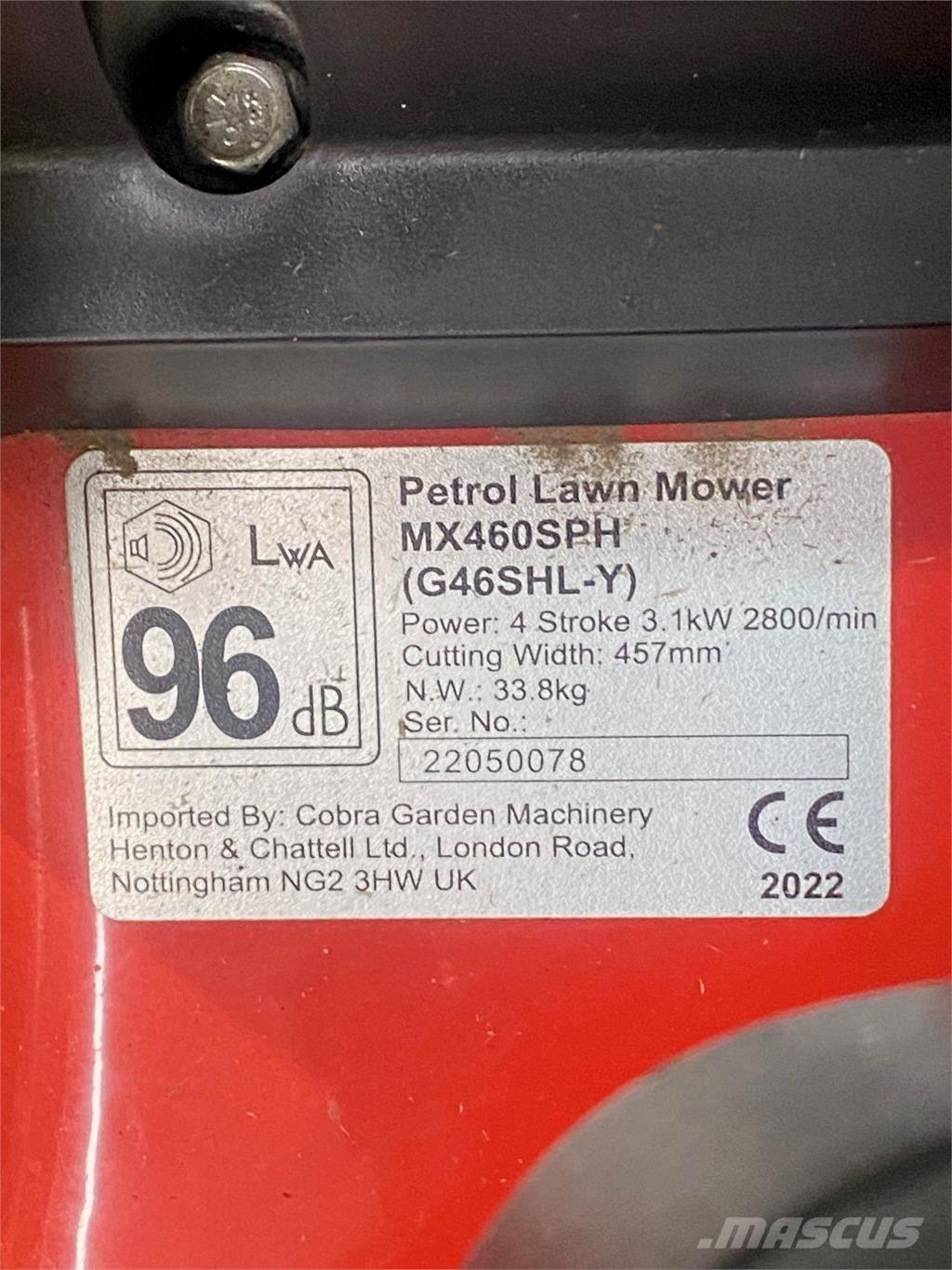  MX460SPH Egyéb mezőgazdasági gépek