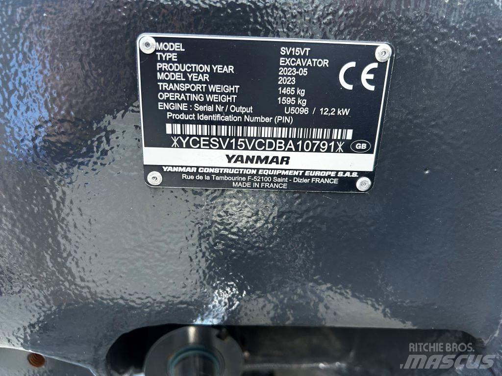 Yanmar SV15VT Közepes (midi) kotrók 7 t - 12 t