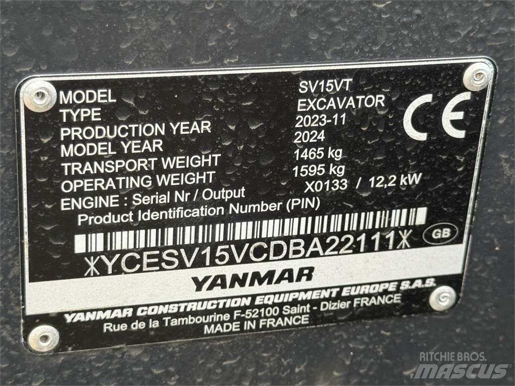 Yanmar SV15VT Közepes (midi) kotrók 7 t - 12 t
