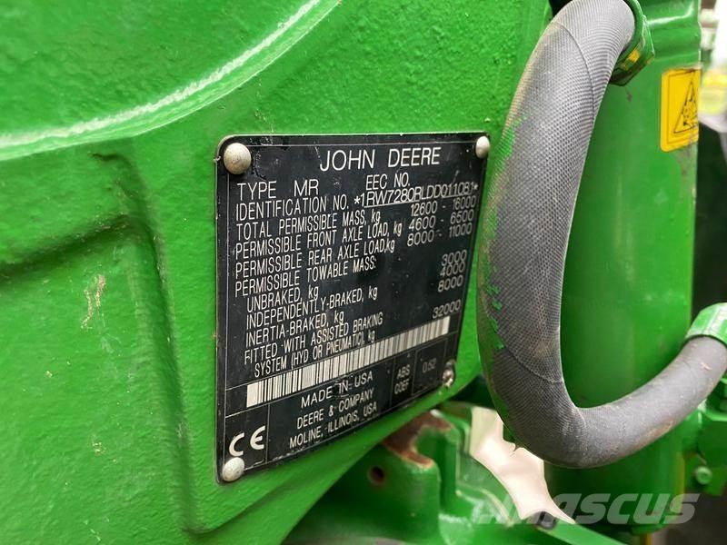 John Deere 7280R Traktorok