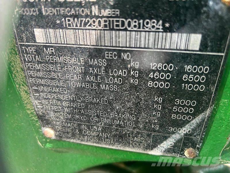 John Deere 7290R Traktorok