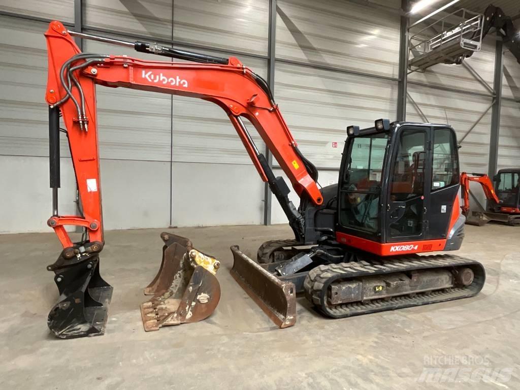 Kubota KX 080-4 Közepes (midi) kotrók 7 t - 12 t