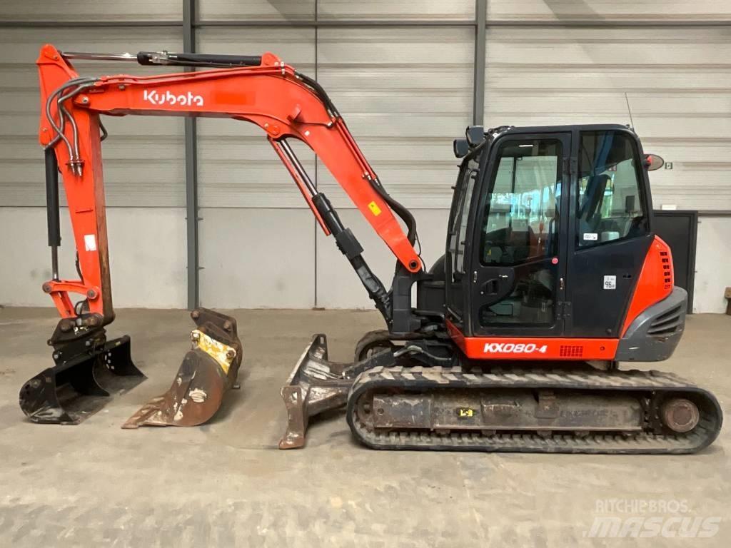 Kubota KX 080-4 Közepes (midi) kotrók 7 t - 12 t