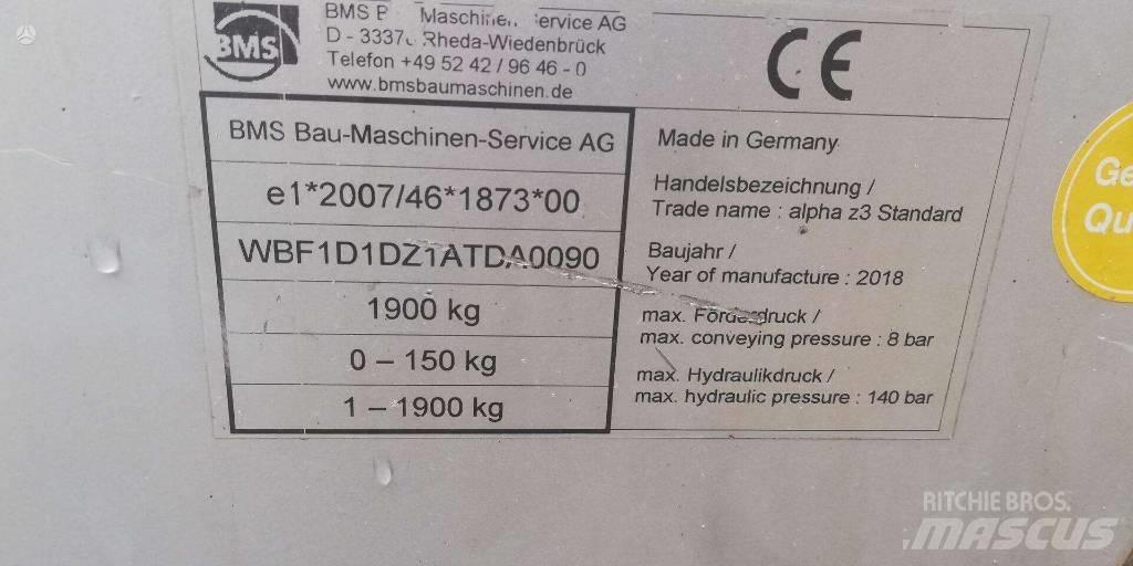 BMS ALPHA Z3 Esztrich pumpák