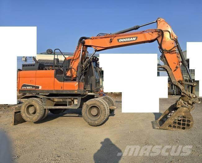 Doosan DX 140 W-5 Gumikerekes kotrók