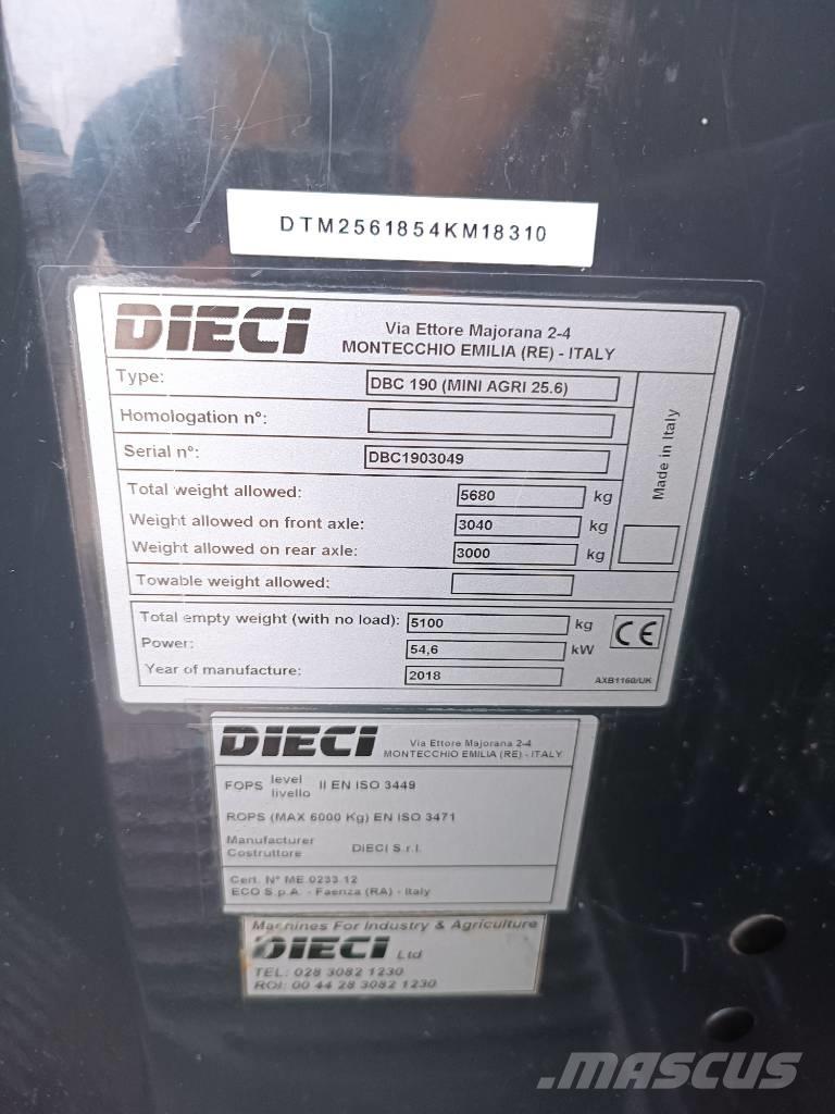 Dieci Mini Agri 25.6 Mini homlokrakodók