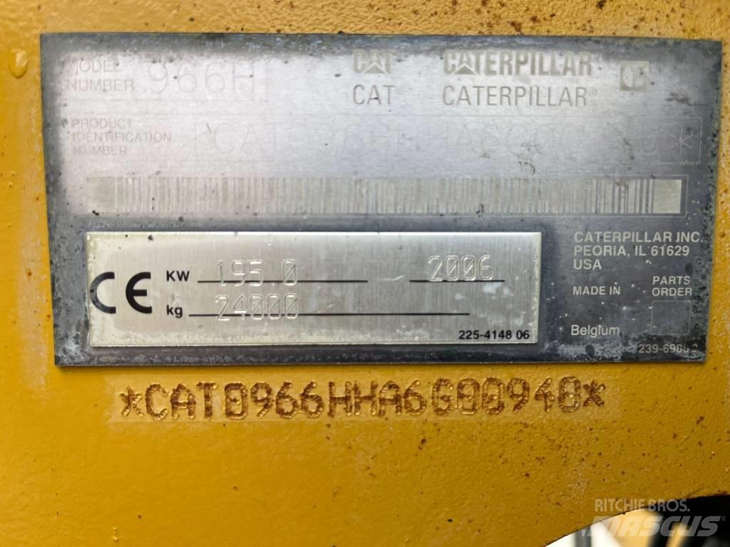 CAT 966 H Gumikerekes homlokrakodók