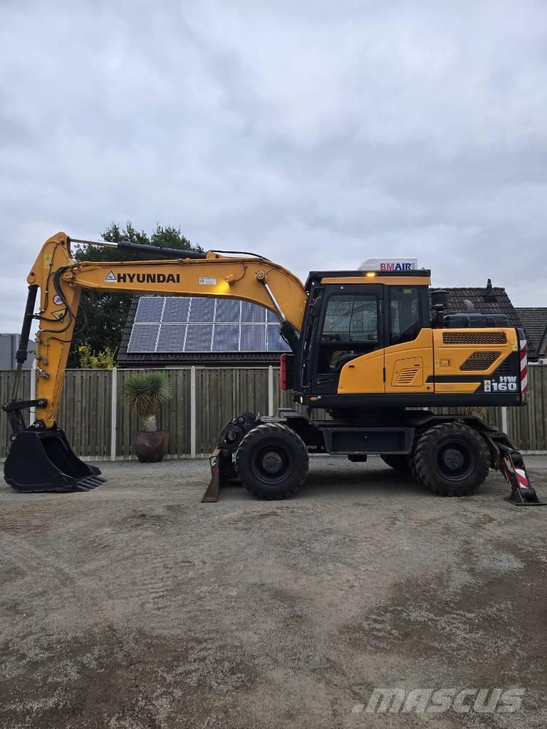 Hyundai HW 160 Gumikerekes kotrók