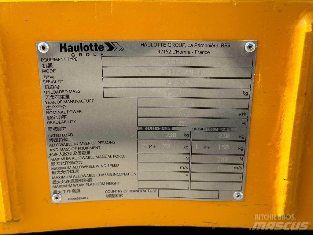 Haulotte OPTIMUM 8 Ollós emelők