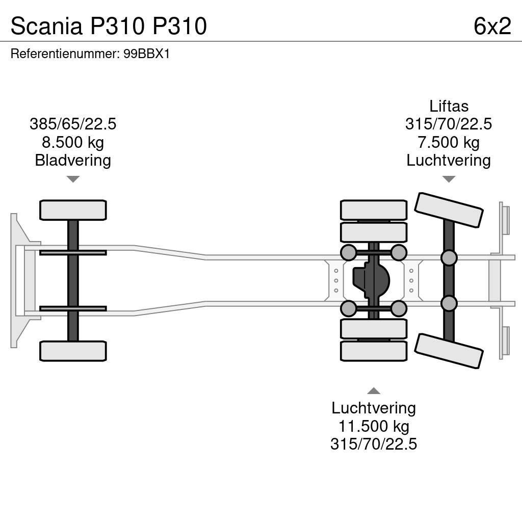 Scania P310 P310 Hulladék szállítók