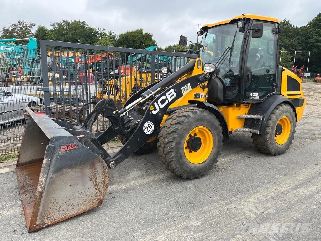JCB 409 Gumikerekes homlokrakodók