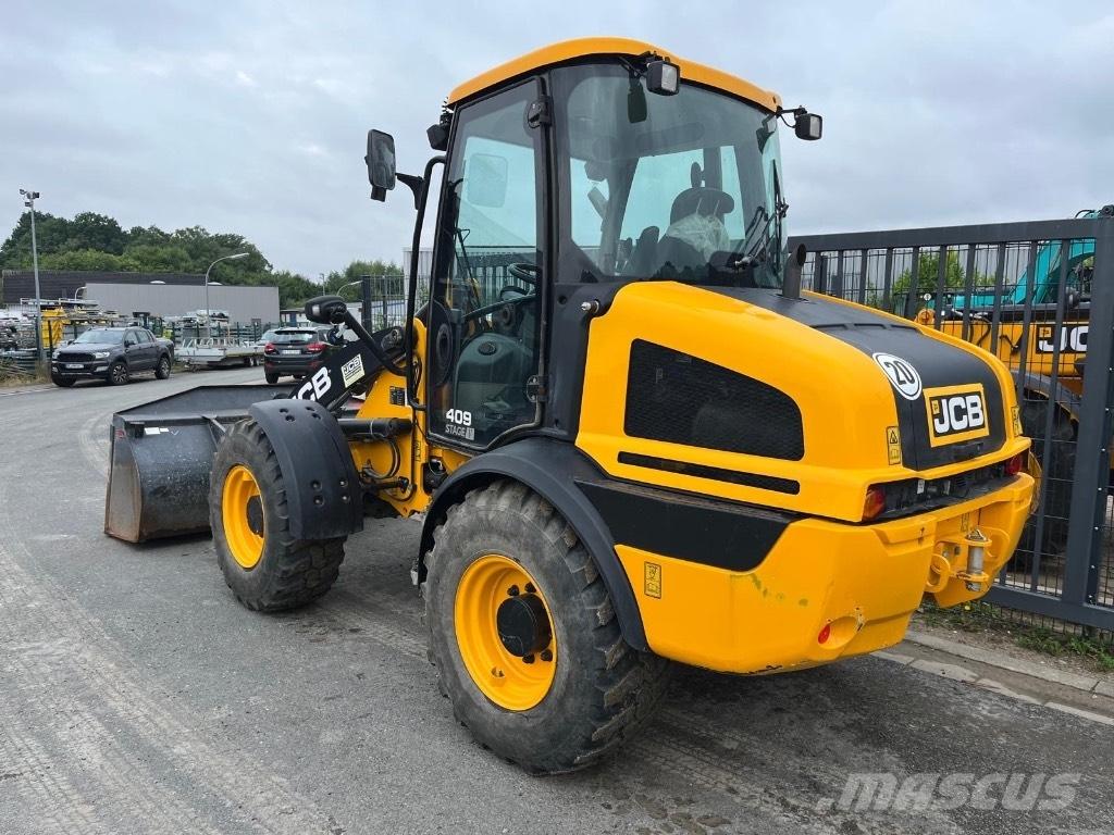 JCB 409 Gumikerekes homlokrakodók