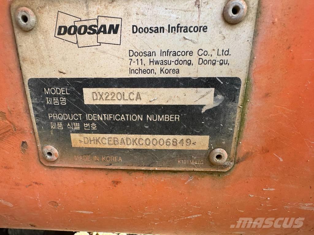 Doosan DX 220 LCA Lánctalpas kotrók